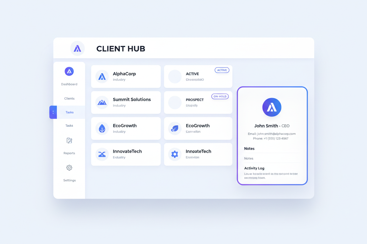 Gestão Completa de Clientes